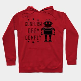 Anarchy Shirt Anarchist Fashion Gift For Activists Anti Politics Capitalism Political Revolution Activism Artificial Intelligence Robot Hoodie